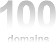 100 domains